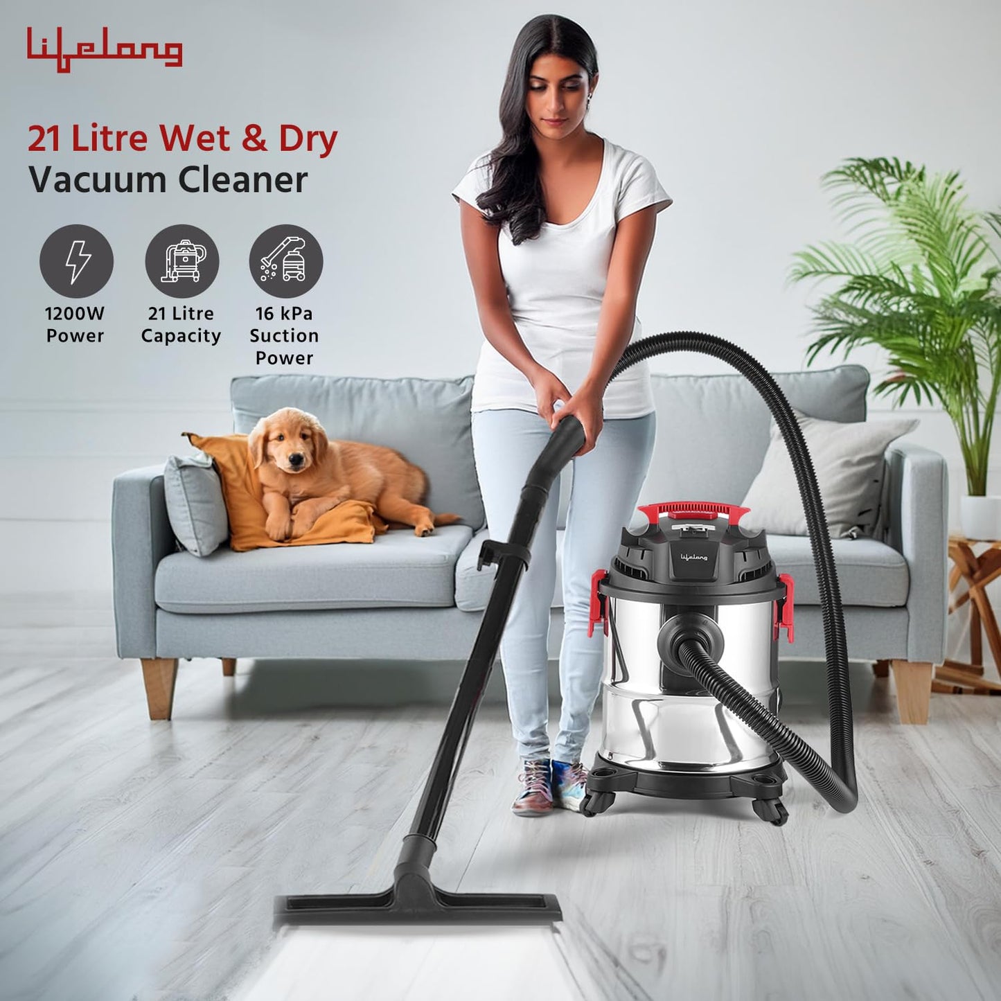 Ultimate 21L Wet & Dry Vacuum Cleaner™