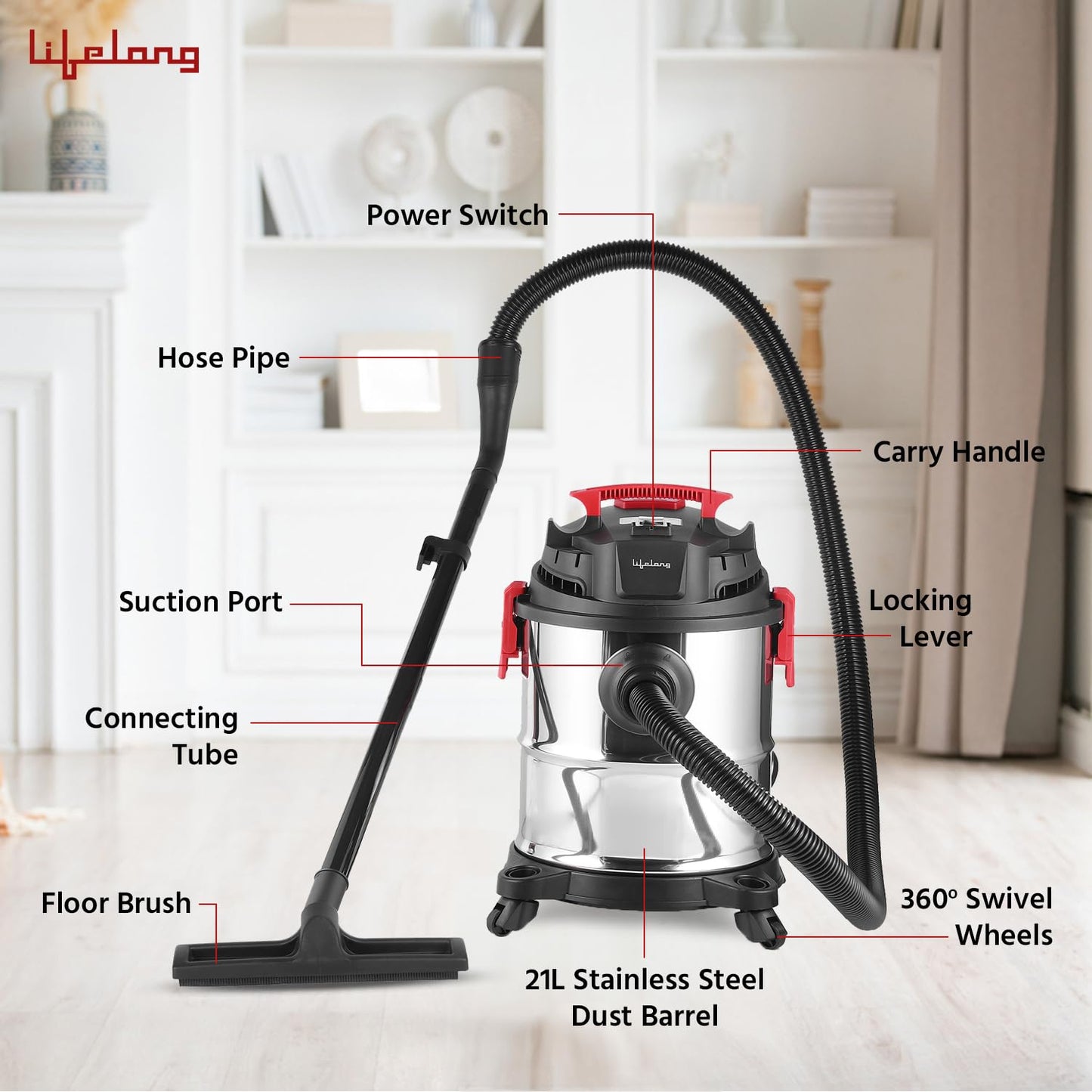 Ultimate 21L Wet & Dry Vacuum Cleaner™